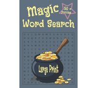 Magic Word Search: Puzzle Book with Easy to Read Large Print about Magic, Monster, Witch and More | 6x9 inches, 112 pages | 50+ Puzzles - Gift for Vacations, Holidays and Free Times