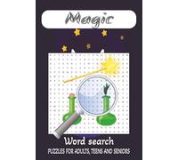 Magic Word Search Puzzle Book: Word Searches with Easy to Read Print about Magic | 6x9 inches, 110 pages | 50+ puzzles ... Gift for Vacations, Holidays and Free Times
