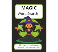 Magic Word Search Puzzle Book: Word searches with easy to read print about magic, witchery, enchantment and more. 6x9 inches, 110 pages, 50+ puzzles. Gift for vacations, holidays and free times.