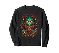 Magic Yule Cat Mystic Forest Feline Fantasy Goblincore Sudadera