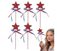 Mágica Infantil | s Mágicas De Estrellas Y Hadas Para Niñas | Juego De 5 Unidades De Bastón De Fantasía Brillante Para Fiestas Infantiles, Cumpleaños Y Halloween