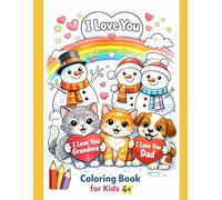 Magical Animal Love kids coloring book -Age 4+: Cute “I Love You” Pages for Kids 4+