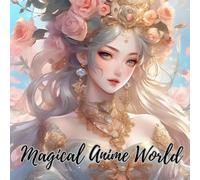 Magical Anime World - Das ultimative Anime Malbuch | Band 2: 64 Seiten Anime & Manga Malbuch für Jugendliche & Erwachsene - Entspannen, Ausmalen & ... | Mit schwarzen Rückseiten gegen Durchdrücken