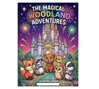 Magical Baby Animals Coloring Book for Kids Ages 3-8 years: 15 Cute Fairy Tale Adventures Featuring Baby Animals, Unicorns, Forest Friends, Magical Castles, Flowers, and Easy-to-Color Premium Pages