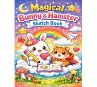 Magical Bunny & Hamster Sketch Book: A Cute & Whimsical Drawing Sketchbook for Kids - Fun Animal Art Pages for Creativity & Imagination