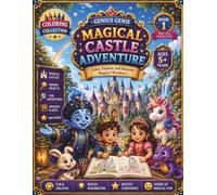 Magical Castle Adventure: Genius Genie Coloring Collection • Book 1| Fun Fantasy Coloring Book for Kids Ages 4+ Featuring Castles, Dragons, Magical Adventures & Hidden Treasures