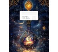 Magical Celestial Potion Bottle Graph Paper Notebook: 5x5 Grid, 200 Pages, for Math, Journaling, Sketches, and Everyday Notes