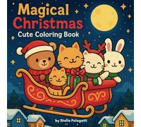 Magical Christmas: Cute Coloring Book