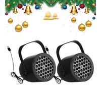 Magical Christmas USB LED Projection Light, HD Xmas Projections Lights, LED Christmas Projection Lamp, The Magic Snow Lamp,16 Magical Holiday Patterns, USB Powered (Black+Black)