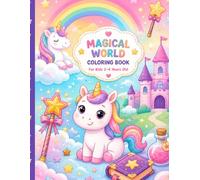 Magical Coloring Book for Toddlers Ages 2-4: Big and Easy Coloring Pages with Unicorns, Dragons, Wizards and Cute Magic Objects