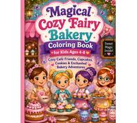 Magical Cozy Fairy Bakery Coloring Book for Kids Ages 4-8: Cozy Café Friends, Cupcakes, Cookies & Enchanted Bakery Adventures | Cute Fairy Bakers, ... Desserts & Fantasy Fun for Girls and Boys