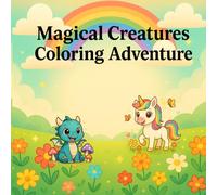 magical creature colouring adventures: 30+ cute creatures colouring adventure