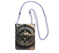 Magical Design - Bolsa cruzada para teléfono celular, diseño de runas nórdicas, brújula, para mujeres y hombres, impermeable, mini monedero para teléfono celular, cartera pequeña con correa ajustable