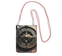 Magical Design - Bolsa cruzada para teléfono celular, diseño de runas nórdicas, brújula, para mujeres y hombres, impermeable, mini monedero para teléfono celular, cartera pequeña con correa ajustable