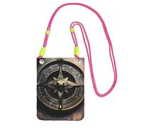 Magical Design - Bolsa cruzada para teléfono celular, diseño de runas nórdicas, brújula, para mujeres y hombres, impermeable, mini monedero para teléfono celular, cartera pequeña con correa ajustable