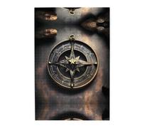 Magical Design - Rompecabezas de madera con brújula de runas nórdicas, 1000 piezas, actividad familiar relajante para adultos, rompecabezas colorido de paisaje en caja de plástico, regalo de