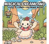 Magical Dreamland Coloring Book: A Relaxing of Magical Worlds, Cute Characters, and Dreamy Scenes