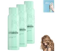 Magical Dry Hair Spray, Spray esponjoso y de aire libre, No-Wash Fluffy Dry Hair Spray, Oil-Control Fluffy Volume Lift Hair Spray para Mujeres Hombres (3pcs)