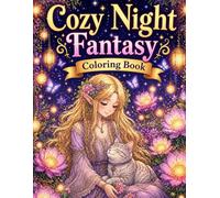 Magical Elf & Cat Coloring Book: Relaxing Fantasy Scenes for Stress Relief and Creativity