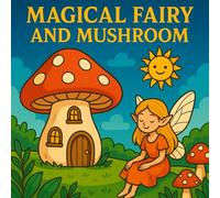 MAGICAL FAIRIES AND MUSHROOMS: coloring book for kids