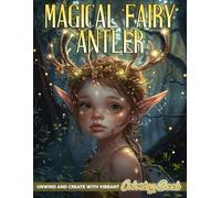 Magical Fairy Antler Coloring Book: Premium Coloring pages with Whimsical Woodland Illustrations for Kids and Teens Creativity and Calm