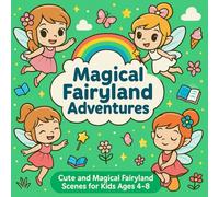 Magical Fairyland Adventures - Coloring Book for Kids Age 4-8: 40+ Pages Adorable Fairies and Enchanted Scenes to Spark Creativity