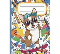 Magical Fairytale French Bulldog Composition Notebook: Cute Puppy Journal for Kids