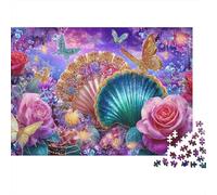 Magical Fantasy Flowers Rompecabezas Imposible,desafío for Adults Juego Educativo 1000 Piezas Obra De Arte De Juego De para Adultos, Regalos A Partir De 14 Años 70x50cm/1000pcs