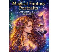 Magical Fantasy Portraits Coloring Book for Adults: Enchanting Fairies, Mystical Women, Witches, Elves & Dreamlike Beauty Portraits for Relaxation and Creative Escape