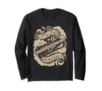 Magical Flute Surrounded by Clouds and Music Manga Larga