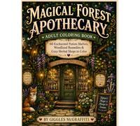 Magical Forest Apothecary Adult Coloring Book: 60 Enchanted Potion Shelves, Woodland Remedies & Cozy Herbal Shops to Color