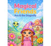 Magical Friends: Ava & the Dragonfly: A Cute & Cozy Fantasy Coloring Book for Kids Ages 4-8 | Easy, Bold Designs with Magical Creatures, Friendship & Kindness
