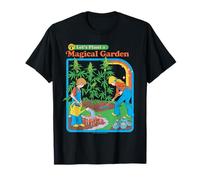 Magical Garden 420 Sarcastic Retro Vintage Funny Adult Humor Camiseta