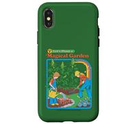 Magical Garden 420 Sarcastic Retro Vintage Funny Adult Humor Carcasa para iPhone X/XS