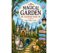 Magical Garden Coloring Book: Relax and Unwind with 30 Enchanting Designs of Cottage Gardens, Fairy Tale Castles, Cute Animals & Calming Mandalas