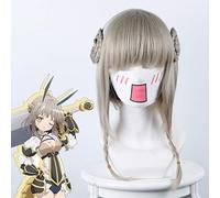 Magical Girl Raising Project Kishibe Sota Peluca de cosplay para mujeres Niñas Peluca sintética de anime recta corta Fiesta de disfraces gris Kishibe Sota