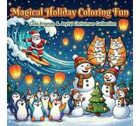 Magical Holiday Coloring Fun: Jingle All the Way to 2026: An Epic Holiday Coloring Journey, Big Bold Line Christmas, Winter Snow, and Happy New Year Coloring Book for Kids Ages 4-8