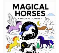 Magical horses: Childrens coloring book for fiction and fantasy: A magical journey (A journey)