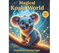 Magical Koala World: Coloring Book for Kids Ages 3-5: Enchanted and Cute Australian Animal Coloring Pages for Toddlers & Preschoolers
