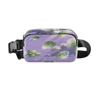 Magical Leaf and Sky - Riñonera elegante para mujeres, hombres y adolescentes, mini bolsa cruzada con correa ajustable para entrenamiento, correr, senderismo