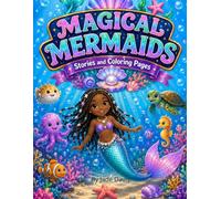 Magical Mermaids Stories and Coloring Book: A Confidence and Life Lesson Workbook for Girls Ages 5-9 (12Tutorme Reading Skills Workbook Series)