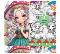 Magical Mushroom Coloring Book