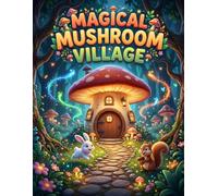 Magical Mushroom Village Coloring Book: A Fun and Fantasy Fairy Tale Adventure with Cute Woodland Homes for Kids Ages 4-8