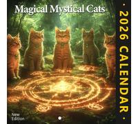 Magical Mystical Cats Calendar 2026: Enchanted felines caught in dreamlike surroundings | Kalender Calendario Calendrier