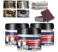 Magical Nano-Technology - Pasta de limpieza de acero inoxidable, cera limpia de acero inoxidable, cera de limpieza de acero inoxidable 3 en 1, pasta de limpieza de acero inoxidable (3 unidades)