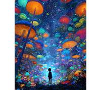 Magical Night 1000 Piece Jigsaw Puzzles for Adults, Colourful, Challenging & Brainteasing Adult Puzzles 1000 Pieces Boy, Fun jigsaws for The Whole Family 30x20 Inch