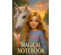 Magical Notebook - Sara and the Unicorn | Cute Lined Journal for Girls, Fantasy Writing Book with Fairy and Unicorn Cover: 96 Lined Pages | Enchanted ... Writing, School Notes, or Magical Journaling