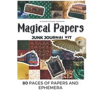 MAGICAL PAPERS: Scrapbook and junk journal kit with dark academia and wizard school theme | Witch grimoire collection for scrapbooking and journaling ... | Scrap book ephemera for Halloween crafts