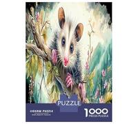 Magical Ratón Garden Puzzles Desafío Juguetes 1000 Piezas Animaleses pequeño Lindo Juego De Rompecabezas Juego Familiar para Adultos Y Niños A Partir De 12 Años 70x50cm/1000pcs