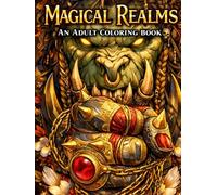 Magical Realms: An Intricate Adult Coloring Book Featuring Epic Fantasy Warriors, Mythical Creatures, Dark Fantasy Worlds, and Highly Detailed Designs for Relaxation, Stress Relief, and Creativity